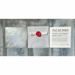 Design|Art De La Maison<Boutiques de musées Plaque de zinc Focus Paris 8e arrondissement - Toit de Paris - 12 x 12 cm