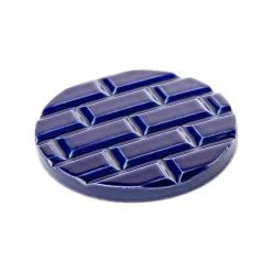 Design|Art De La Maison<Boutiques de musées Plaque Rivoli grès émaillé - ⌀ 11,5 cm - Bleu Sèvres - Déjà-vu