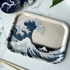 Art De La Table<Boutiques de musées Plateau Katsushika Hokusai - La grande vague - 27x20 cm