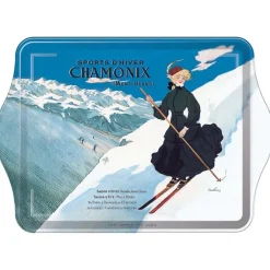 Boutiques de musées Plateau La skieuse Chamonix Clearance