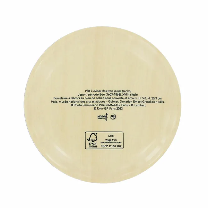 Art De La Table<Boutiques de musées Plateau rond 3 jarres - ⌀31 cm