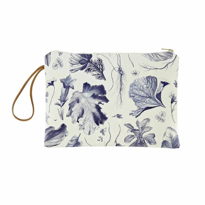Trousses, Pochettes<Boutiques de musées Pochette bleue Herbier du roi - Maison Baluchon