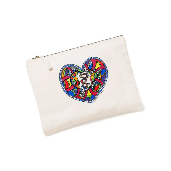 Trousses, Pochettes<Boutiques de musées Pochette Cœur Serpent Niki de Saint Phalle 27x20cm