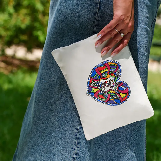 Trousses, Pochettes<Boutiques de musées Pochette Cœur Serpent Niki de Saint Phalle 27x20cm