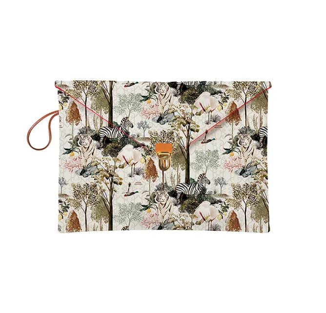 Trousses, Pochettes<Boutiques de musées Pochette ordinateur 13" Ménagerie Royale - Blanc