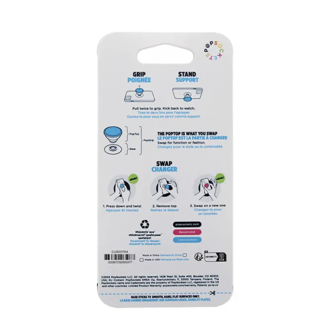 High-Tech<Boutiques de musées Poignée/support de téléphone Emblème Versailles Marbré noir - PopSockets