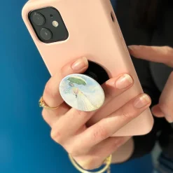 Boutiques de musées Poignée/support pour téléphone Claude Monet - Femme à l'ombrelle tournée vers la droite - PopSockets