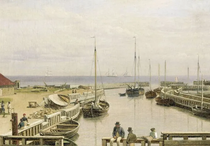 Toiles Encadrées|Panneaux Aluminium<Boutiques de musées Port de Dragor (Danemark) (toiles encadrées)