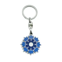 Boutiques de musées Porte-clés argenté Bleu horizon - Bleuet de France New