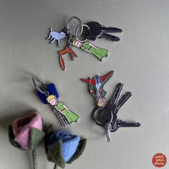Habits Et Accessoires<Boutiques de musées Porte-clés Le Petit Prince Mouton et renard