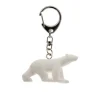 Habits Et Accessoires<Boutiques de musées Porte-clés Ours blanc Pompon
