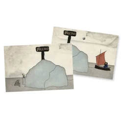 Boutiques de musées Porte-documents avec bouton pression Léopold Chauveau - Le petit phoque New