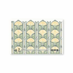 Boutiques de musées Porte-documents avec bouton pression Émile Bernaux - Décor floral Discount