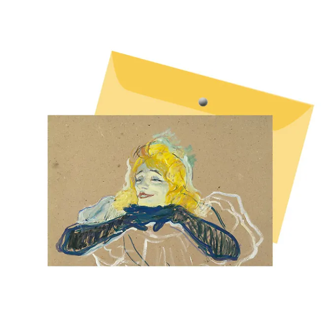 Boutiques de musées Porte-documents avec bouton pression Toulouse-Lautrec - Yvette Guilbert Best