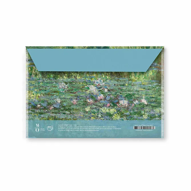 Chemises Et Sous-Chemises<Boutiques de musées Porte-documents avec bouton pression Claude Monet - Le Bassin aux nymphéas, Harmonie verte