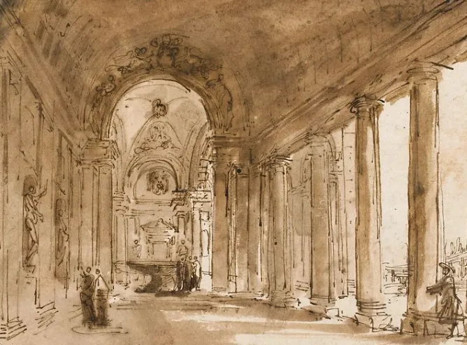 Panneaux Aluminium|Affiches D'Art<Boutiques de musées Portique de la villa Albani (panneaux aluminium)