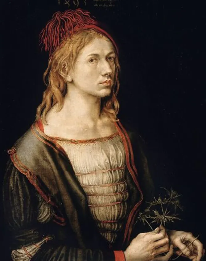 Boutiques de musées Portrait de l'artiste au chardon (toiles sur châssis) Sale