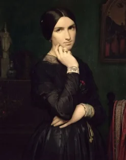 Panneaux Aluminium|Toiles Sur Châssis<Boutiques de musées Portrait de madame Flandrin, épouse de l'artiste (panneaux aluminium)