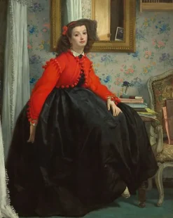 Panneaux Aluminium|Panneaux Acryliques<Boutiques de musées Portrait de Mlle L.L' (détail), 1864 (panneaux aluminium)