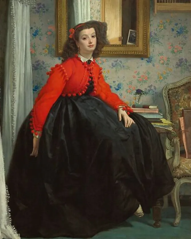 Boutiques de musées Portrait de Mlle L.L' (détail), 1864 (toiles sur châssis) Online