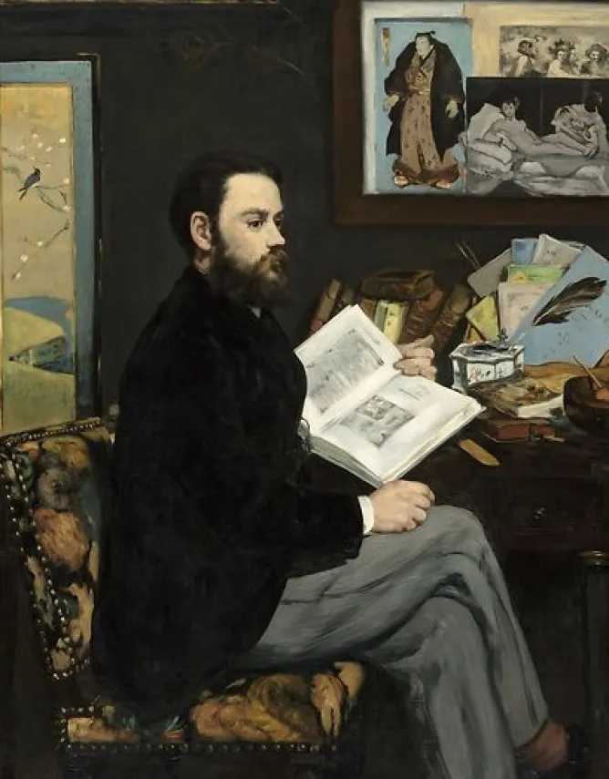 Toiles Encadrées|Toiles Sans Cadre<Boutiques de musées Portrait de M. Émile Zola (détail) (toiles encadrées)