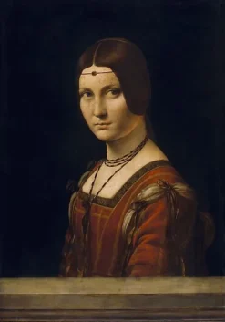 Boutiques de musées Portrait d'une dame de la cour de Milan, dit à tort "la belle ferronnière" (toiles sur châssis) Online