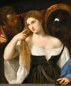 Panneaux Aluminium|Panneaux Acryliques<Boutiques de musées Portrait d'une femme à sa toilette (panneaux aluminium)