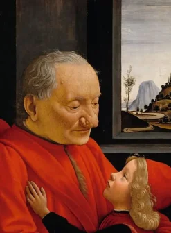 Boutiques de musées Portrait d'un vieillard et d'un jeune garçon (affiches d'art)