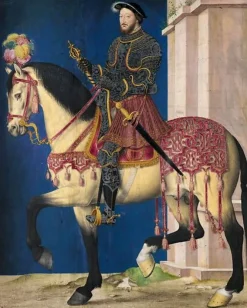 Panneaux Aluminium|Toiles Encadrées<Boutiques de musées Portrait équestre de François Ier (panneaux aluminium)