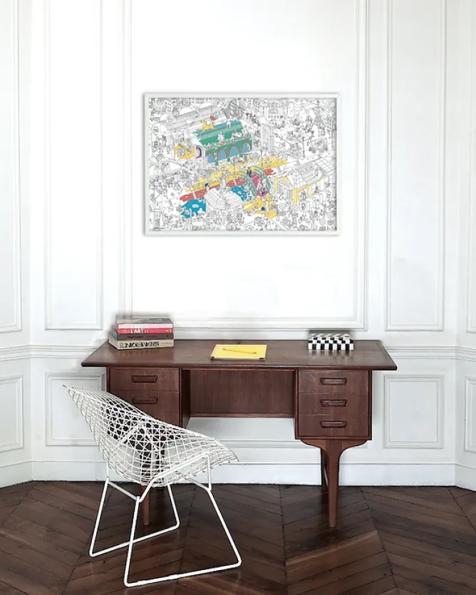 Boutiques de musées Poster géant à colorier Musées d'Orsay et de l'Orangerie - OMY Sale