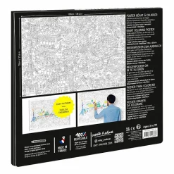 Boutiques de musées Poster géant à colorier - Paris