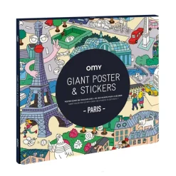 Loisirs Créatifs<Boutiques de musées Poster géant et stickers - Paris
