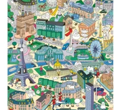 Loisirs Créatifs<Boutiques de musées Poster géant et stickers - Paris