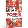 Boutiques de musées Poster pédagogique Paris + 53 stickers - Poppik Hot