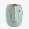 Boutiques de musées Pot de fleurs Visage Vert