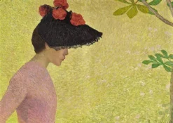 Toiles Sans Cadre|Affiches D'Art<Boutiques de musées Profil de jeune fille (toiles sans cadre)
