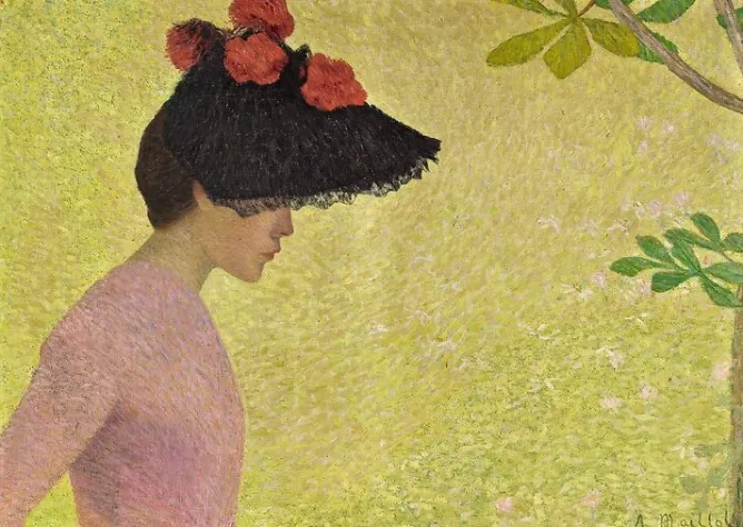 Toiles Sans Cadre|Affiches D'Art<Boutiques de musées Profil de jeune fille (toiles sans cadre)