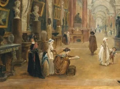 Boutiques de musées Projet d'aménagement de la Grande Galerie du Louvre en 1796 (affiches d'art) New