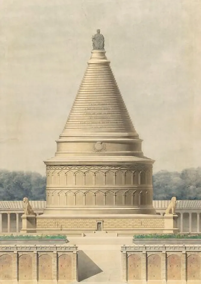 Panneaux Aluminium|Toiles Sur Châssis<Boutiques de musées Projet de Monument funéraire commémoratif de la Défense de Paris : partie centrale du monument (panneaux aluminium)