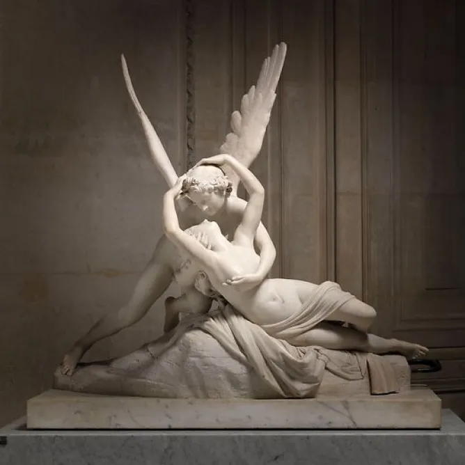 Toiles Encadrées|Toiles Sur Châssis<Boutiques de musées Psyché ranimée par le baiser de l'Amour (toiles encadrées)