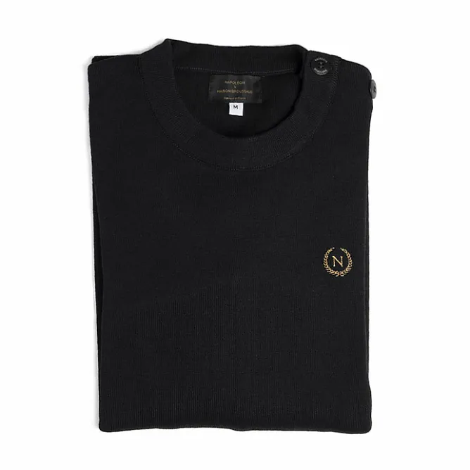 T-Shirts Et Sweats|Accessoires Homme<Boutiques de musées Pull noir Napoléon - Maison Broussaud