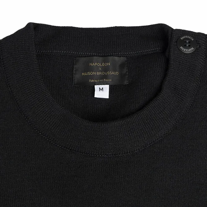 T-Shirts Et Sweats|Accessoires Homme<Boutiques de musées Pull noir Napoléon - Maison Broussaud