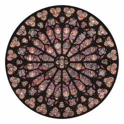 Loisirs Créatifs<Boutiques de musées Puzzle d'art en bois 80 pièces Rosace Notre-Dame de Paris