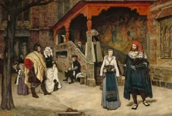 Boutiques de musées Rencontre de Faust et Marguerite, 1860 (panneaux aluminium) Hot