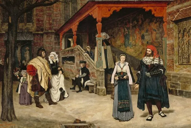 Boutiques de musées Rencontre de Faust et Marguerite, 1860 (panneaux aluminium) Hot