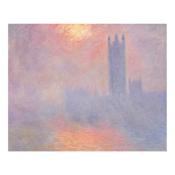 Boutiques de musées Reproduction Claude Monet - Londres, le Parlement. Trouée de soleil dans le brouillard, 1904 - 24x30cm Best