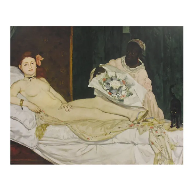 Affiches Et Reproductions<Boutiques de musées Reproduction Édouard Manet - Olympia, 1863 - 24x30cm