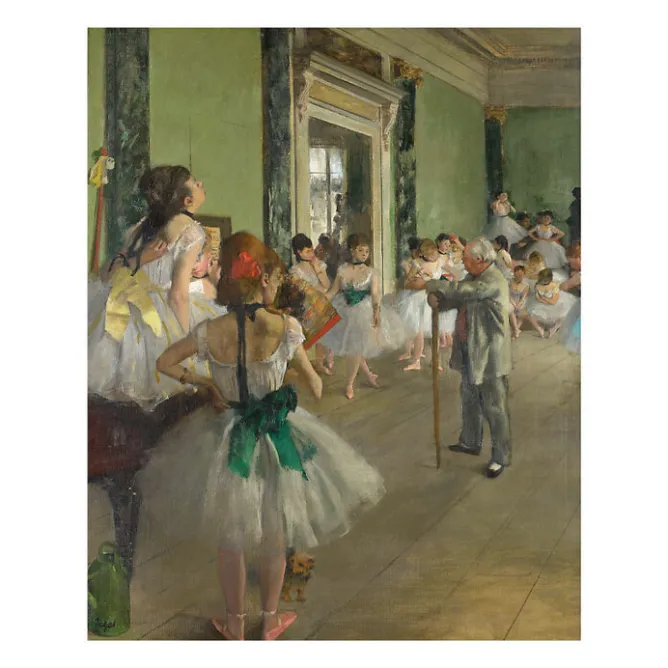 Affiches Et Reproductions<Boutiques de musées Reproduction Edgar Degas - La classe de danse, entre 1873 et 1876 - 24x30cm