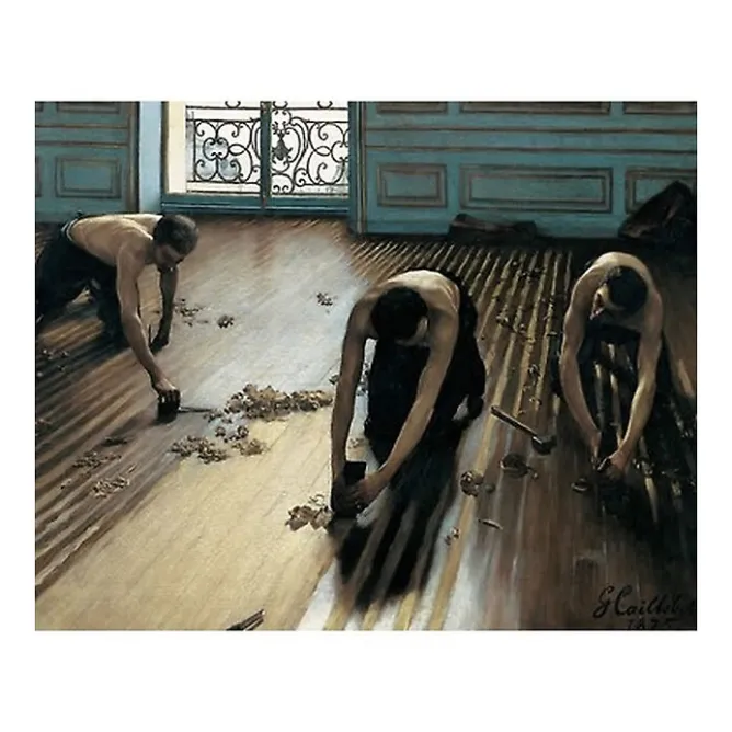 Boutiques de musées Reproduction Gustave Caillebotte - Raboteurs de parquet, 1875 - 24x30cm Online