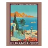 Affiches Et Reproductions<Boutiques de musées Reproduction Julien Lacaze - Le lac majeur par Dijon-Vallorbe, Le Simplon - 24 x 30 cm